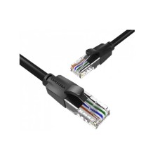 Патч-корд 0.5м, UTP cat 6 RJ-45 black Vention (IBEBD)