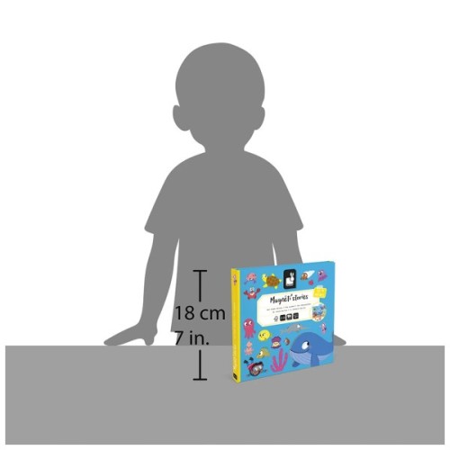 Розвиваюча іграшка Janod Магнітні історії Морські жителі 30 елементів (J05448)