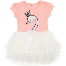 Плаття дитяче Breeze з лебедем (14253-104G-peach)