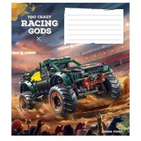 Зошит Школярик Modern Art, Technology 18 аркушів лінія (018-3442L)