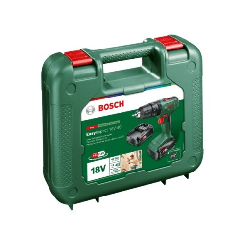 Шуруповерт Bosch EasyImpact 18V-40 18В 2х1.5Агод 2038Нм 0-4300-1650обхв кейс ЗП 1.4кг (0.603.9D8.102)