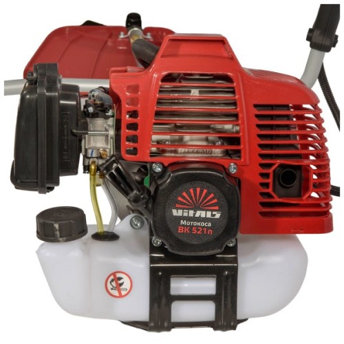 Тример садовий Vitals BK 521n, 52см³, 2к.с., ліска 43см, ніж 25.5см, 7.4кг (243547)