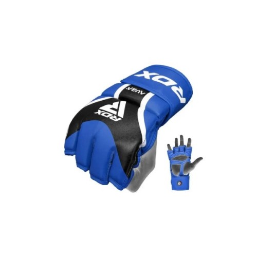 Рукавички для MMA RDX Aura Plus T-17 Blue/Black XL (GGR-T17UB-XL+)