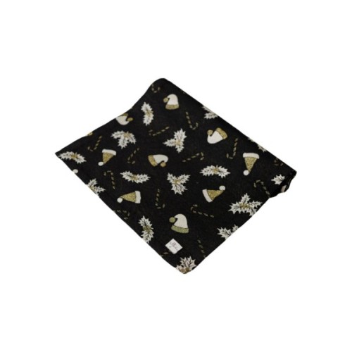 Доріжка на стіл Прованс Шапочки на чорному 40х180 см (036446)