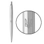 Ручка кулькова Parker JOTTER 17 UKRAINE SS CT BP Трезубец білий (16132_T001w)