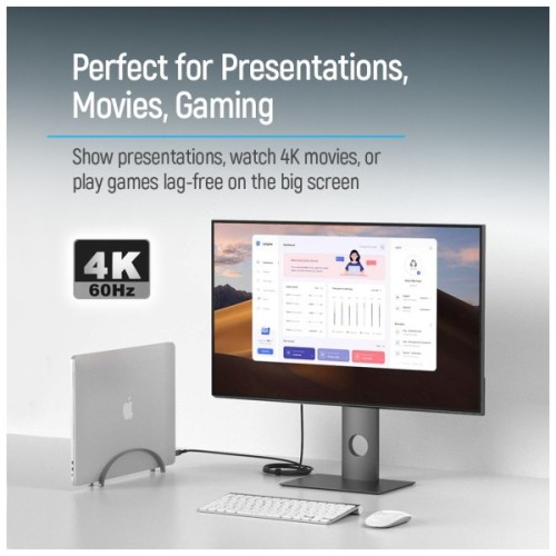 Кабель мультимедійний USB-C to HDMI M 2.0m 4K60Hz black ColorWay (CW-CBCHD077-BK)