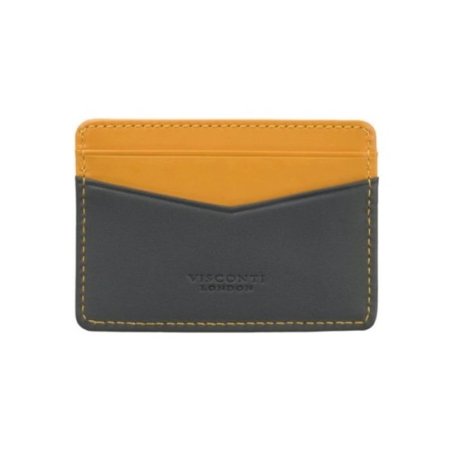 Кардхолдер Visconti VSL40 Axe Grey Mustard (VSL40 GREY MUST)