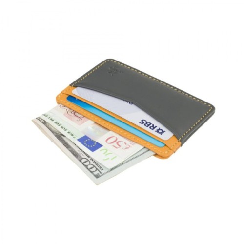 Кардхолдер Visconti VSL40 Axe Grey Mustard (VSL40 GREY MUST)