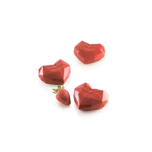 Форма для випікання Silikomart Amore Origami 74x84x h35 мм + каттер (AMORINI ORIGAMI 110)