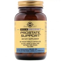 Мінерали Solgar Підтримка простати, Prostate Support, 60 вегетаріанськіх кап (SOL-02295)