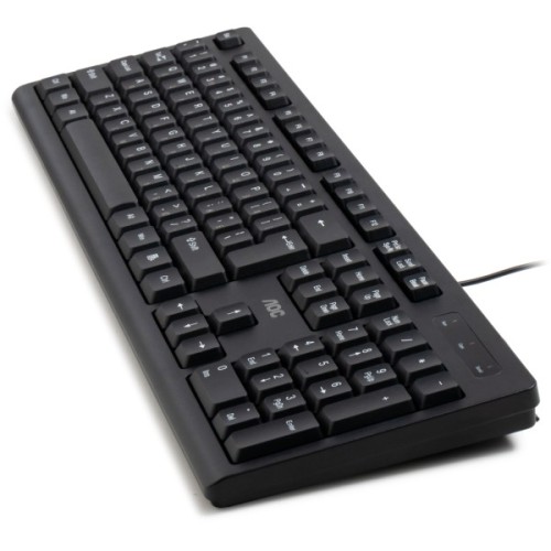 Клавіатура AOC KB100B USB UA Black (KB100B/97)