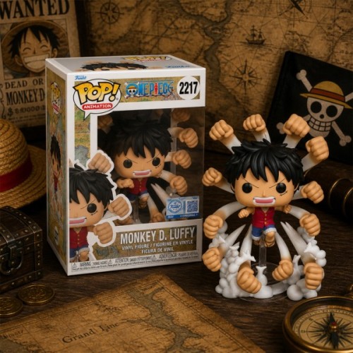 Фігурка Funko Pop серії Великий куш - Луффі (Гому Гому но Кулемет Гатлінга) (92222)