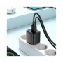 Зарядний пристрій Acefast 1xUSB-C + 1xUSB 25W GaN with digital display black (6974316284437)