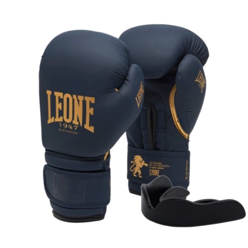 Боксерські рукавички Leone GN059B Blue Edition 12 унцій (GN059B_Blue_12oz)