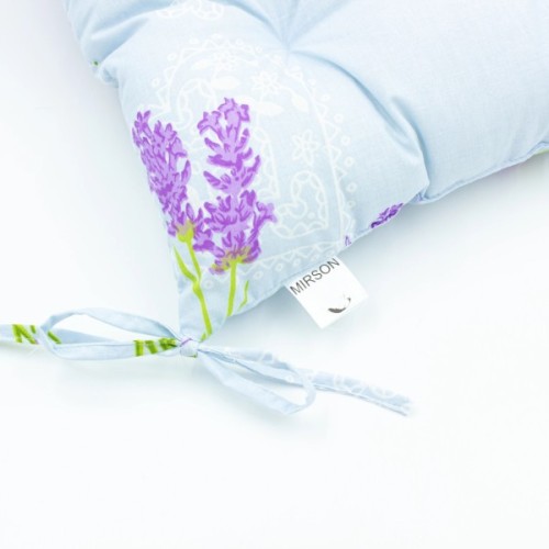 Подушка на стілець MirSon Бязь Принт 17-0130 Lavender sea 40х50 см (2200006276463)
