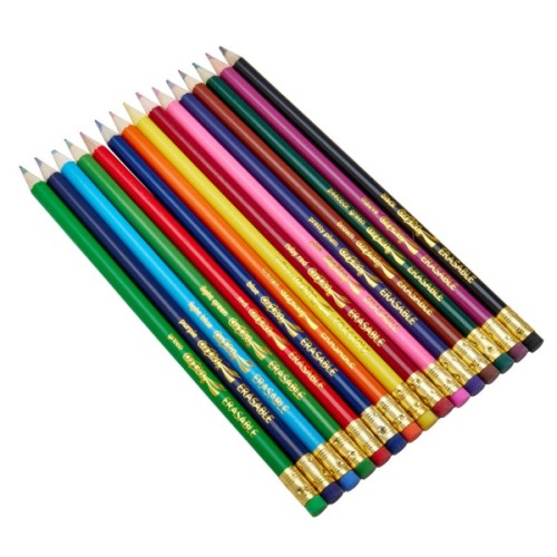 Олівці кольорові Cra-Z-Art з гумкою, 15 кольорів (10459CRA)