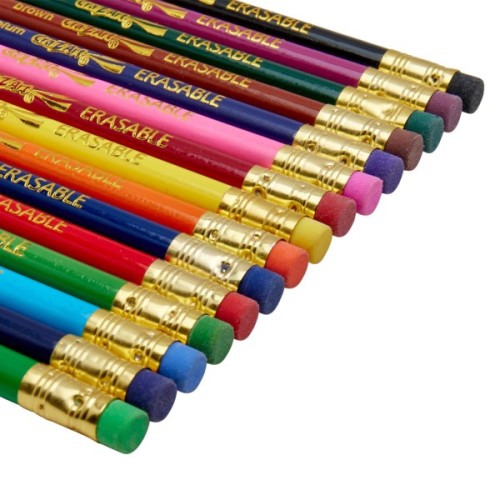Олівці кольорові Cra-Z-Art з гумкою, 15 кольорів (10459CRA)