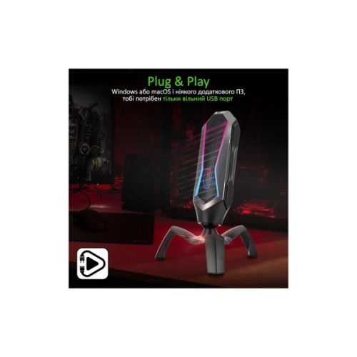 Мікрофон Vertux Marshal USB Black (marshal.black)