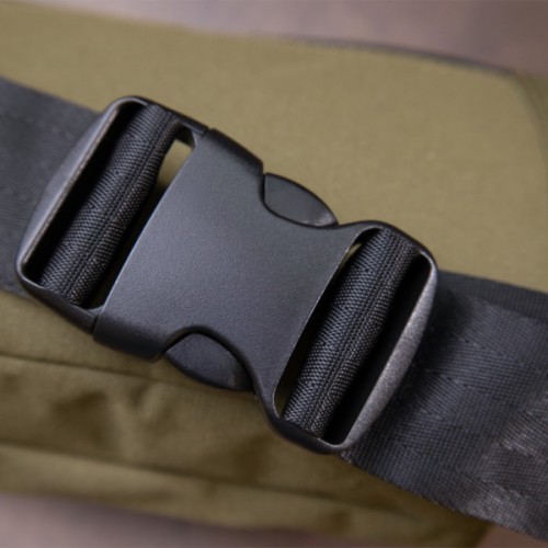 Сумка Vintage Бананка нейлон Зелена (20636)