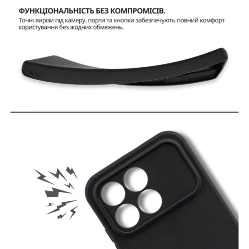 Чохол до мобільного телефона BeCover Poco F8 Pro Black (715063)