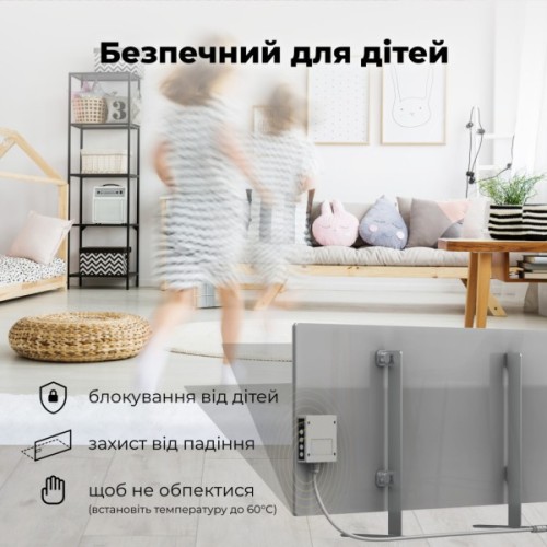 Обігрівач AENO Eco Smart GH5S LED Grey (AGH0005S)