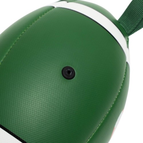 Іграшка для собак MISOKO&CO М'яч надувний у формі м'яча для регбі зелений 41 см (KINMSK70117)