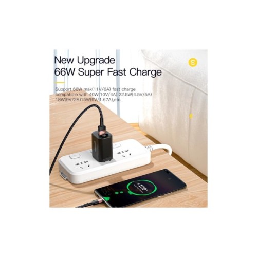 Дата кабель USB 2.0 AM to USB-C 1.0m 7A black Essager (EXCT-XC01)