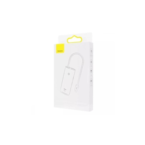 Концентратор Baseus USB-C 5-in-1 HDMI + 3xUSB 3.0 + PD black (WKQX040001)