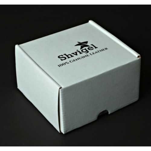 Ремінь Shvigel Чоловічий Коричневий (00023)