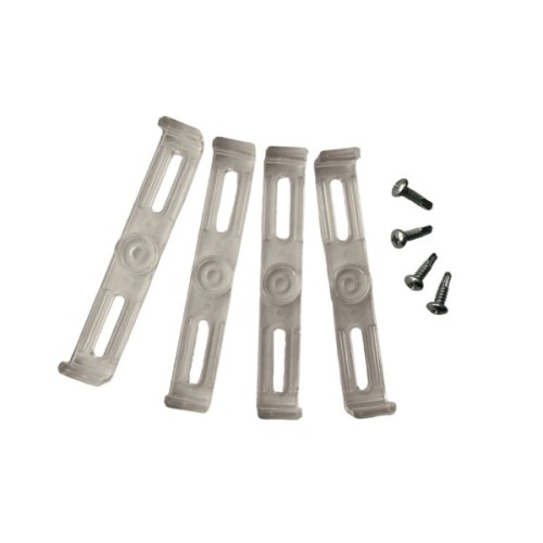 Рамка номерного знака Poputchik невидимки стандартні прозорі, к-т 4шт (24-052-IS)