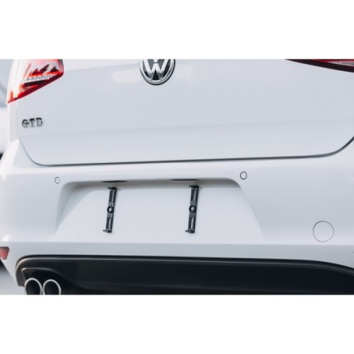 Рамка номерного знака Poputchik невидимки стандартні прозорі, к-т 4шт (24-052-IS)