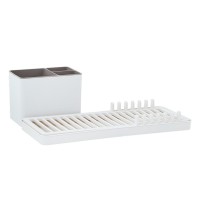 Сушарка для посуду Алеана Міні Плюс біла троянда (алн 169077/біла роза)