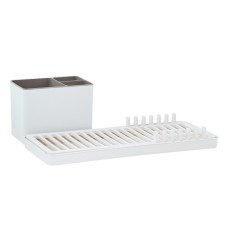 Сушарка для посуду Алеана Міні Плюс біла троянда (алн 169077/біла роза)