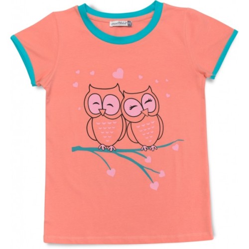 Піжама дитяча Matilda з совушками (11590-4-176G-peach)
