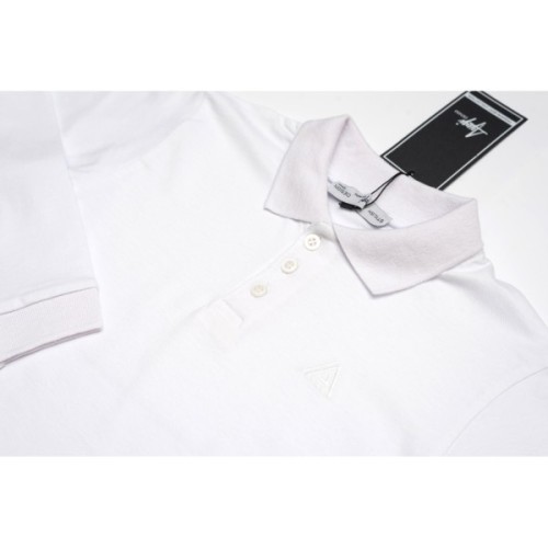 Футболка дитяча A-Yugi поло з довгим рукавом (4211-128B-white)