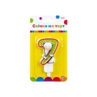 Свічка Maxi Llama "7" висотою 7,62 см (MX622068-7)