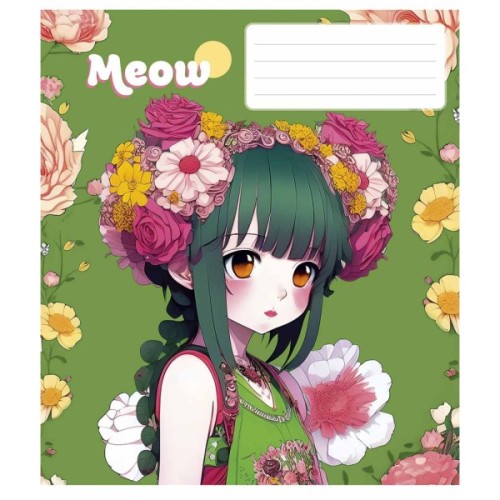 Зошит Школярик Kawaii 48 аркушів лінія (048-3302L)