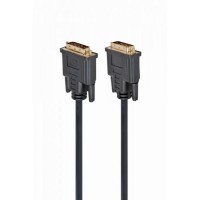 Кабель мультимедійний DVI M to DVI M 3.0m 24+1pin Cablexpert (CC-DVI2-BK-10)