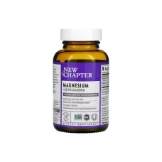 Мінерали New Chapter Магній та Ашваганда, Magnesium + Ashwagandha, 30 вегетеріанських кап (NCR-90240)