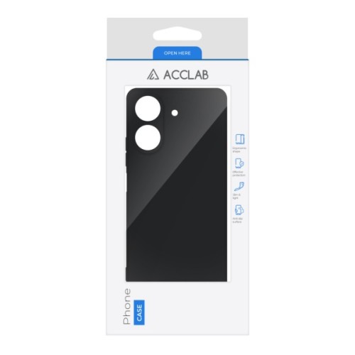 Чохол до мобільного телефона ACCLAB SoftShell Xiaomi Redmi 13C 4G Black (1283126590429)