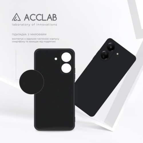 Чохол до мобільного телефона ACCLAB SoftShell Xiaomi Redmi 13C 4G Black (1283126590429)