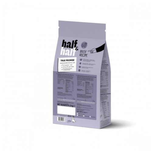 Сухий корм для собак Half&Half для маленьких порід з яловичиною 2 кг (4820261920727)