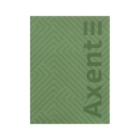 Книга записна Axent A4 Pattern, 96 аркушів клітинка, зелений (8425-1-A)