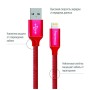 Дата кабель USB 2.0 AM to Lightning 1.0m 2.1А red ColorWay (CW-CBUL004-RD)