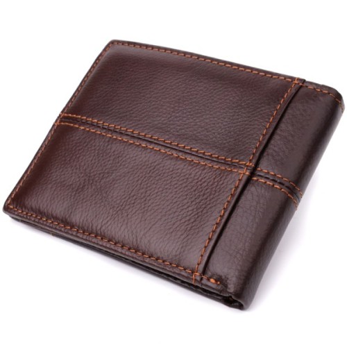 Гаманець Vintage З натуральної шкіри Коричневий (22888)