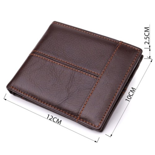 Гаманець Vintage З натуральної шкіри Коричневий (22888)