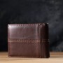 Гаманець Vintage З натуральної шкіри Коричневий (22888)