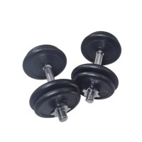 Гантель HSF з гумовим покриттям MD2502 - 2шт по 10 кг (пара) (К00024980)