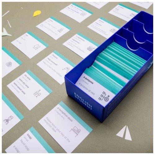 Навчальний набір English Student Картки для вивчення англійської мови Travel English Для подорожей , українська (59123280)