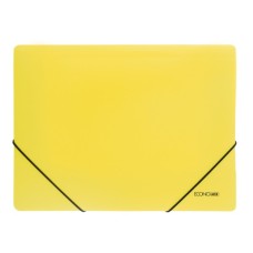 Папка на резинках Economix А4 фактура "помаранч", жовта (E31633-05)
